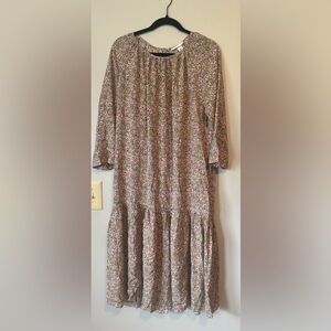 Floral H&M drop waist dress
